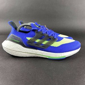 Adidas Men's Ultraboost 21 Sonic Ink Black Green Shoes S23873 Sizes 9.5 - 11